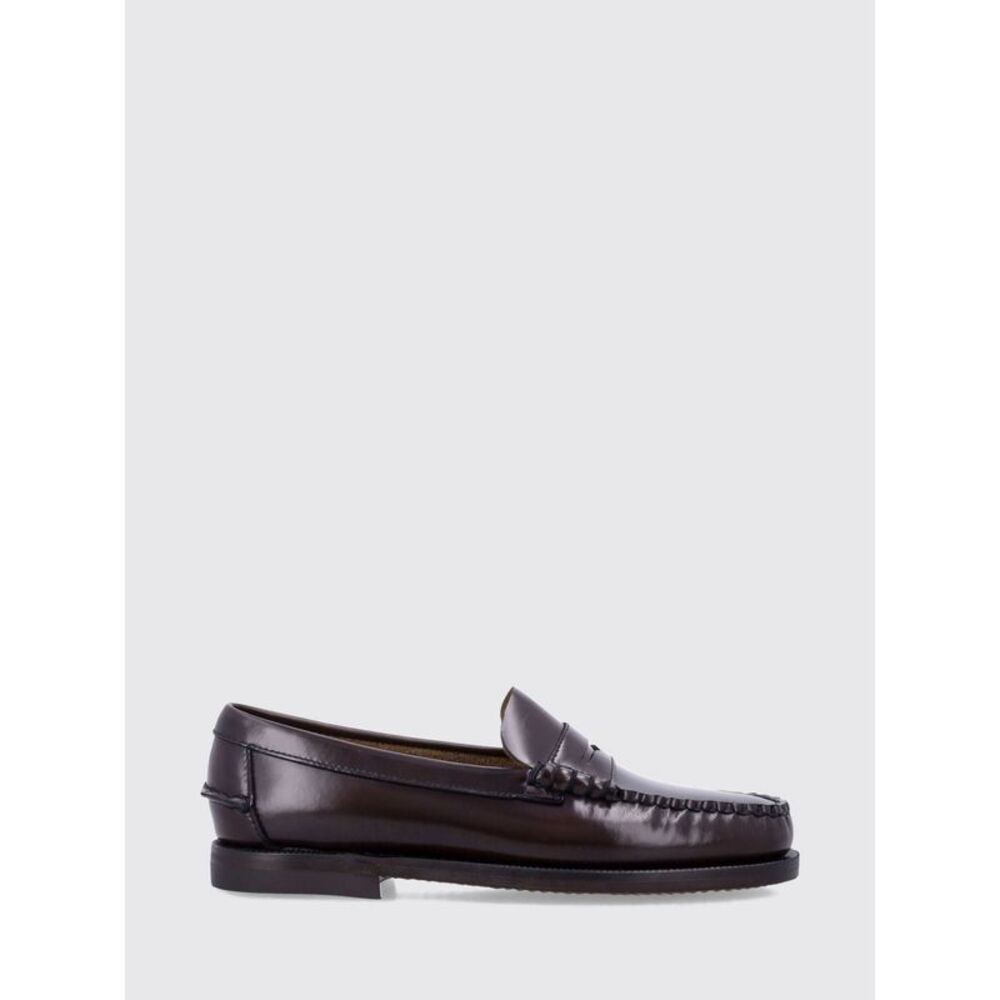 Sebago Women Sebago Classic Dan Smooth Calfskin Penny Loafers With Saddle Strap